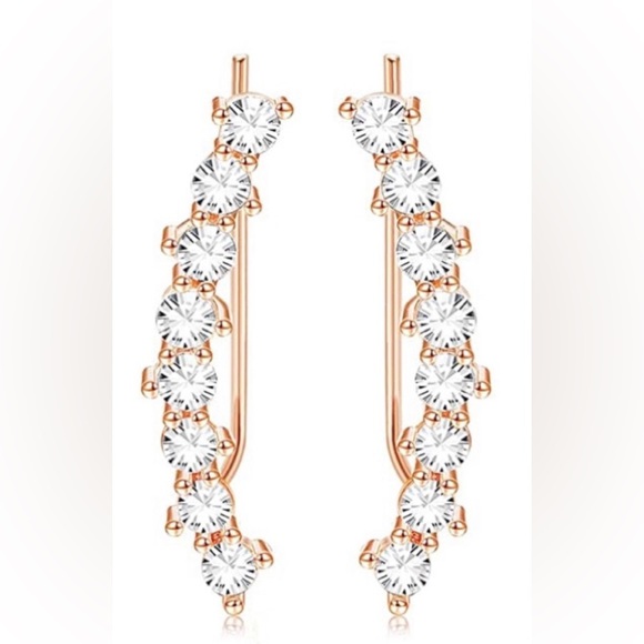 Jewelry - 🌹Beautiful 🌹Crystal Climber Earrings 
NWT🏷